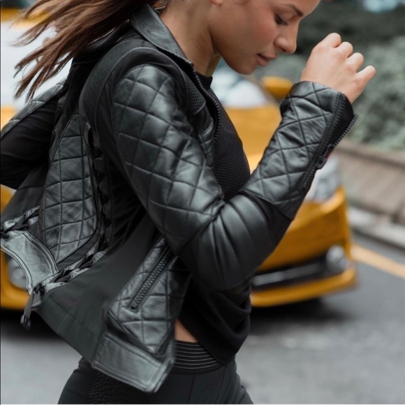 Blanc Noir Motto leather jacket - Picture 6 of 12